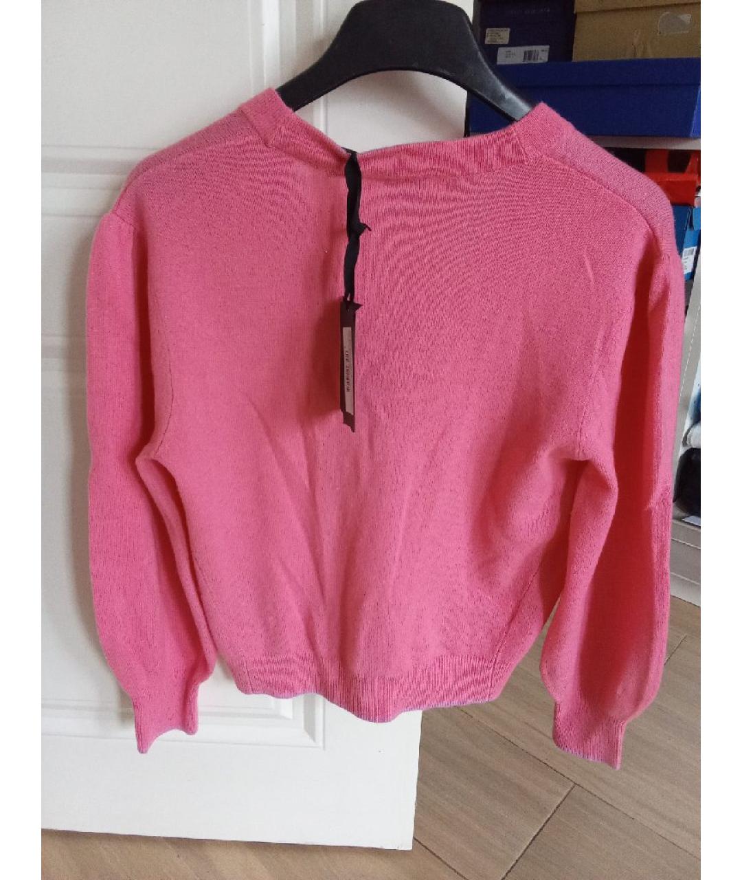 PINKO Розовый кашемировый кардиган, фото 2