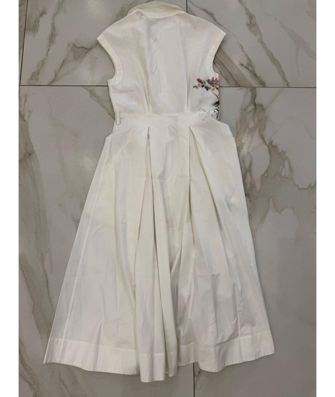 CHRISTIAN DIOR Белый хлопковый сарафан, фото 2