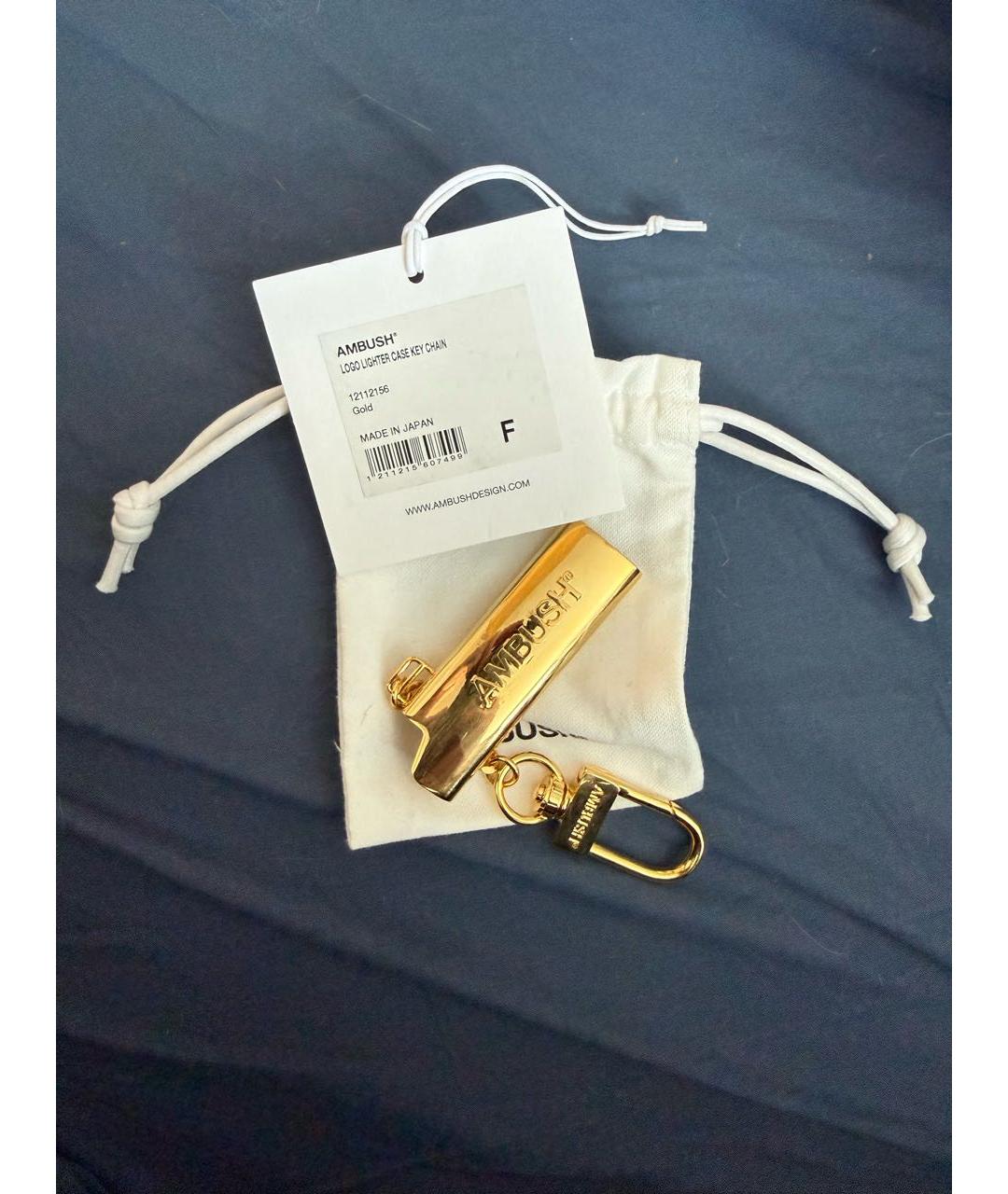 AMBUSH Золотой брелок, фото 2