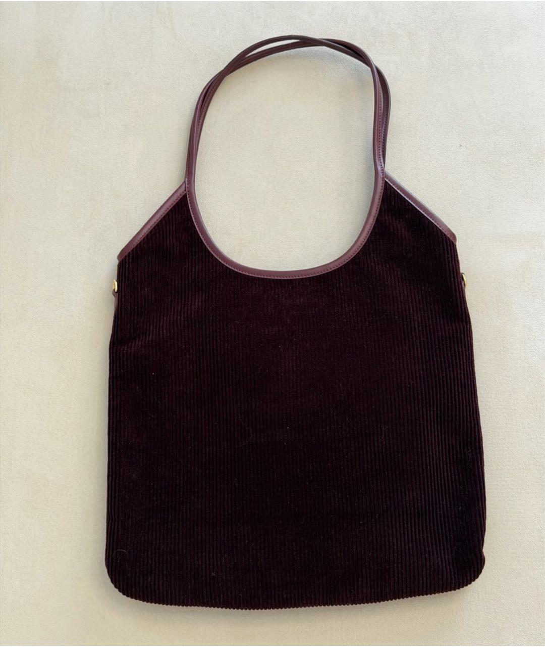 MIU MIU Бордовая сумка с короткими ручками, фото 3