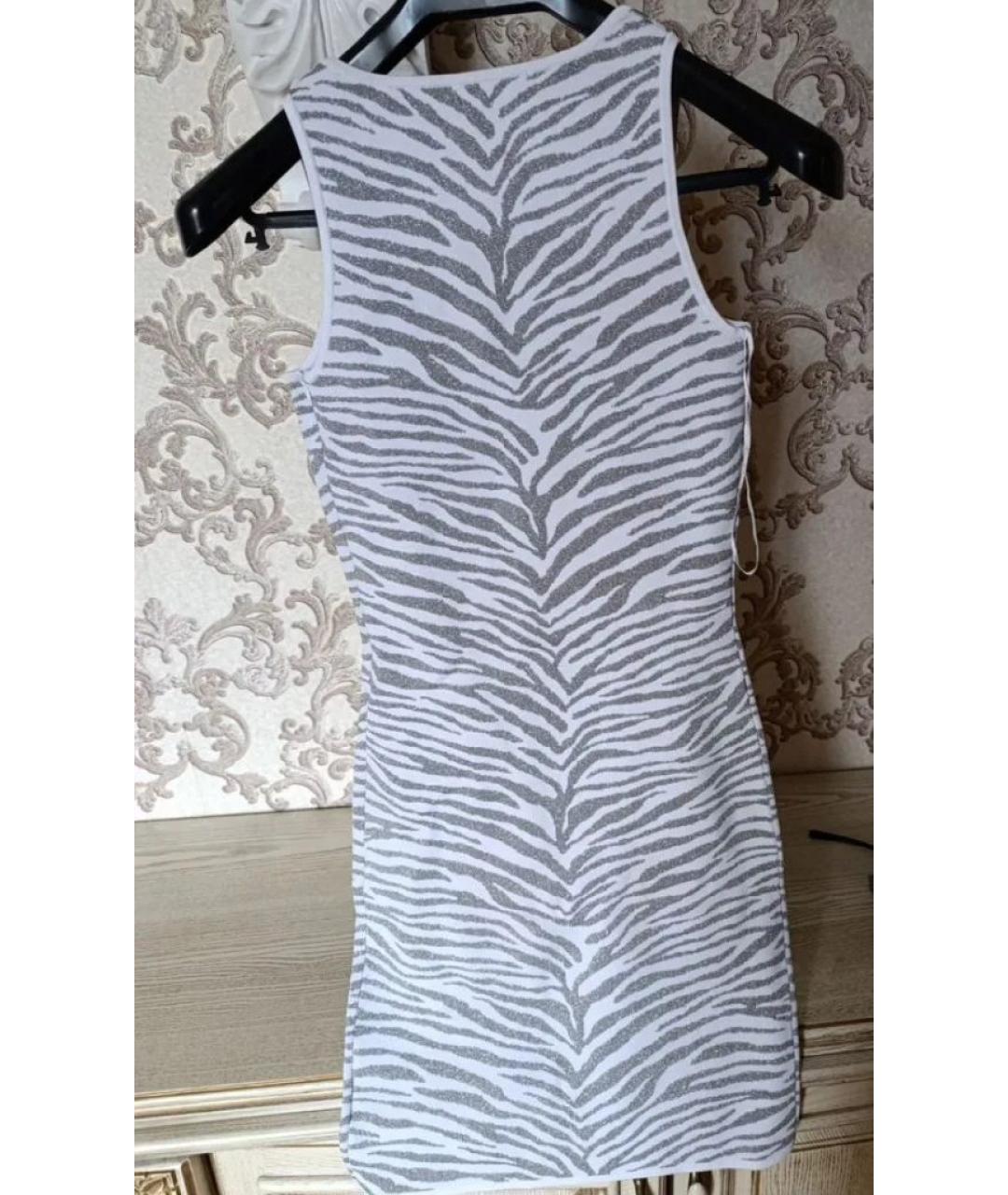 MICHAEL KORS Серебряное вискозное повседневное платье, фото 2