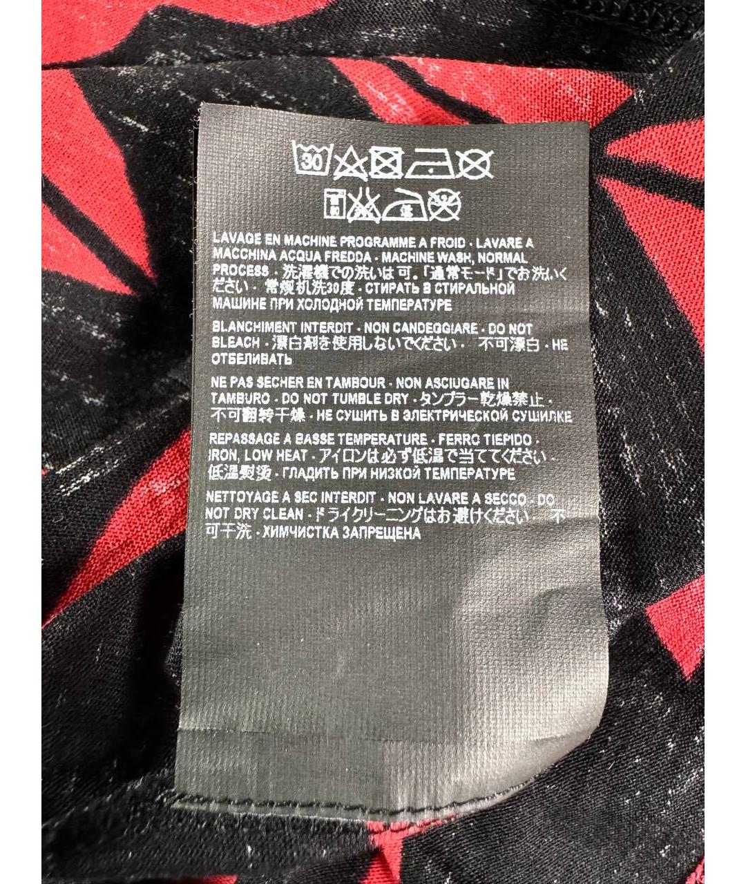 SAINT LAURENT Черная хлопковая футболка, фото 7