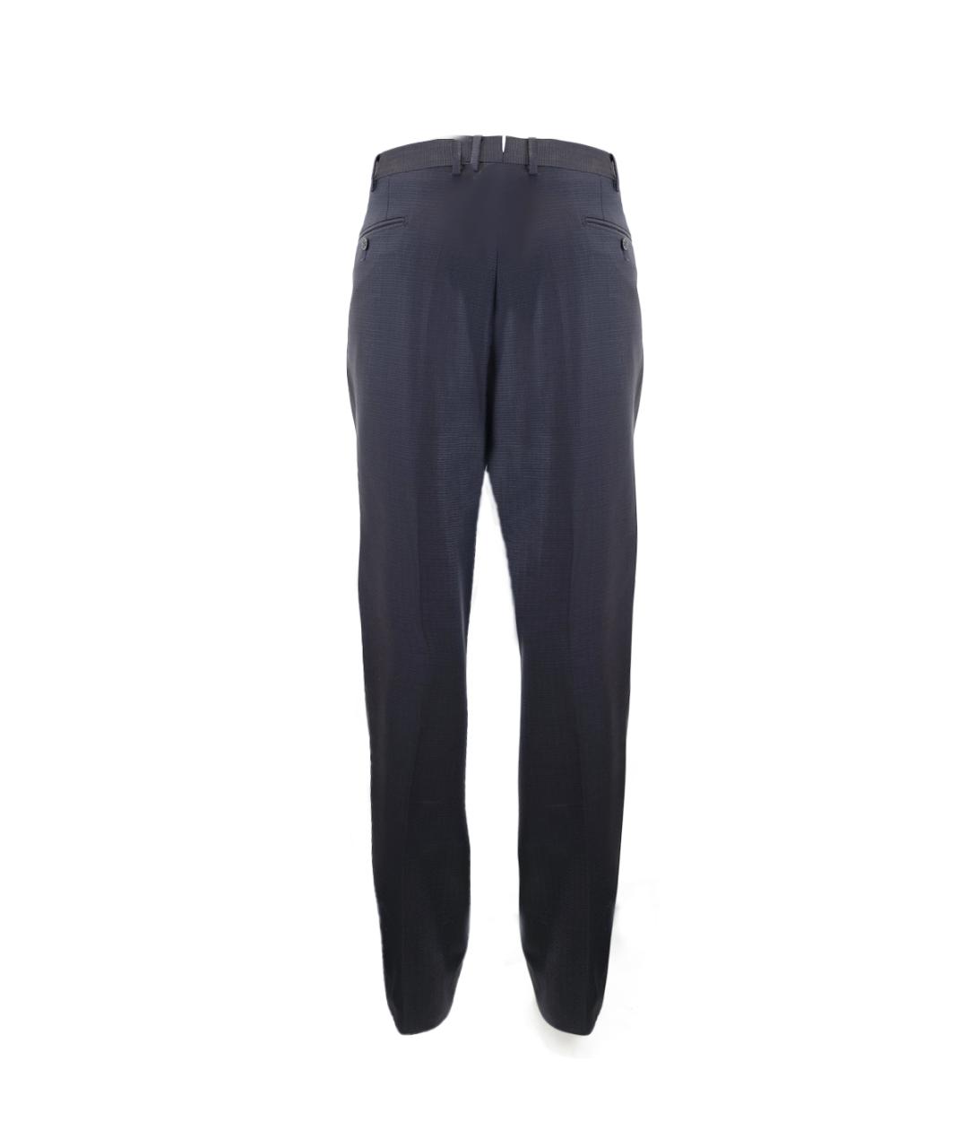 ZEGNA Темно-синий классический костюм, фото 5