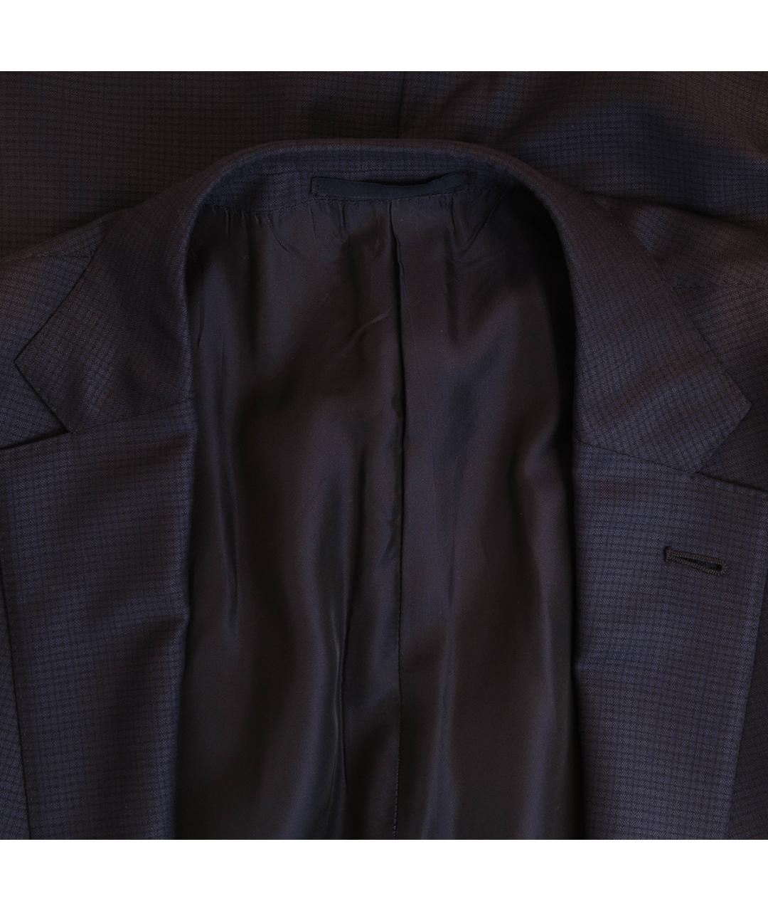 ZEGNA Темно-синий классический костюм, фото 6