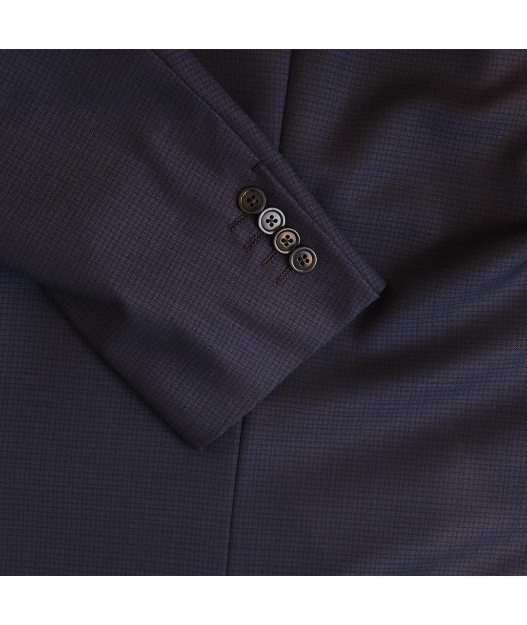 ZEGNA Темно-синий классический костюм, фото 8