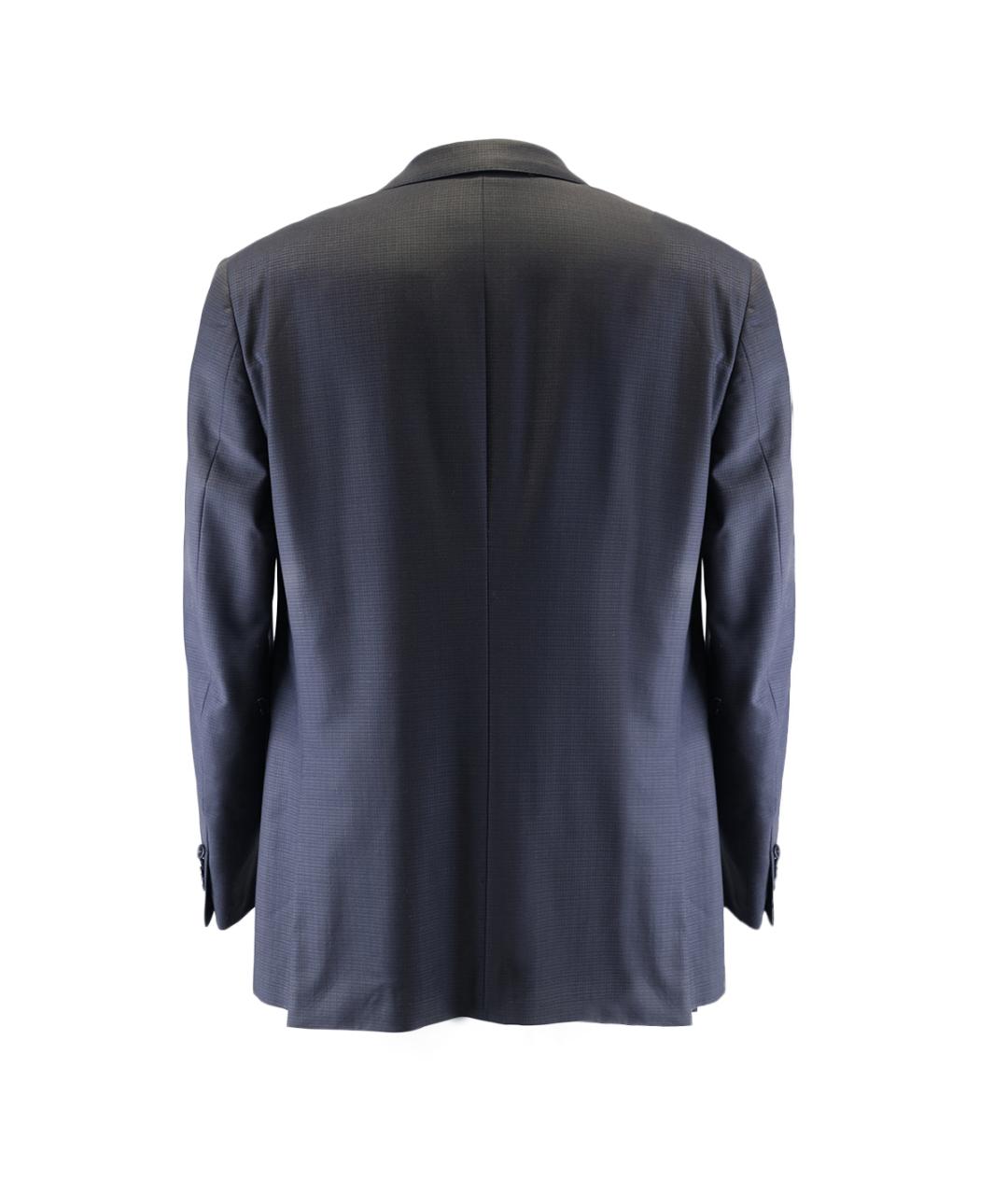 ZEGNA Темно-синий классический костюм, фото 3