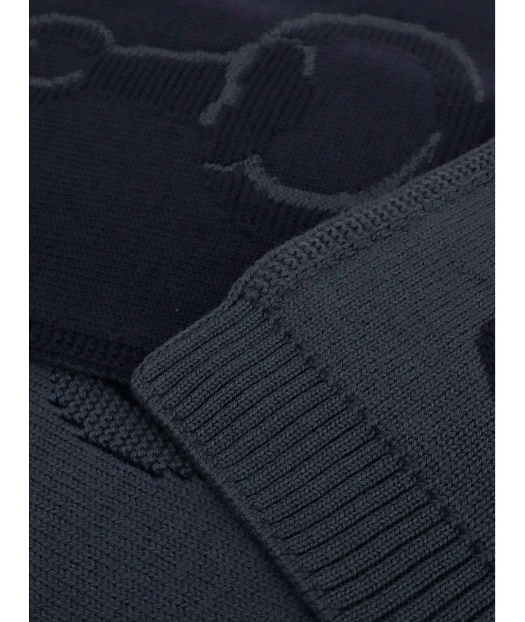 GUCCI Серый шарф, фото 2