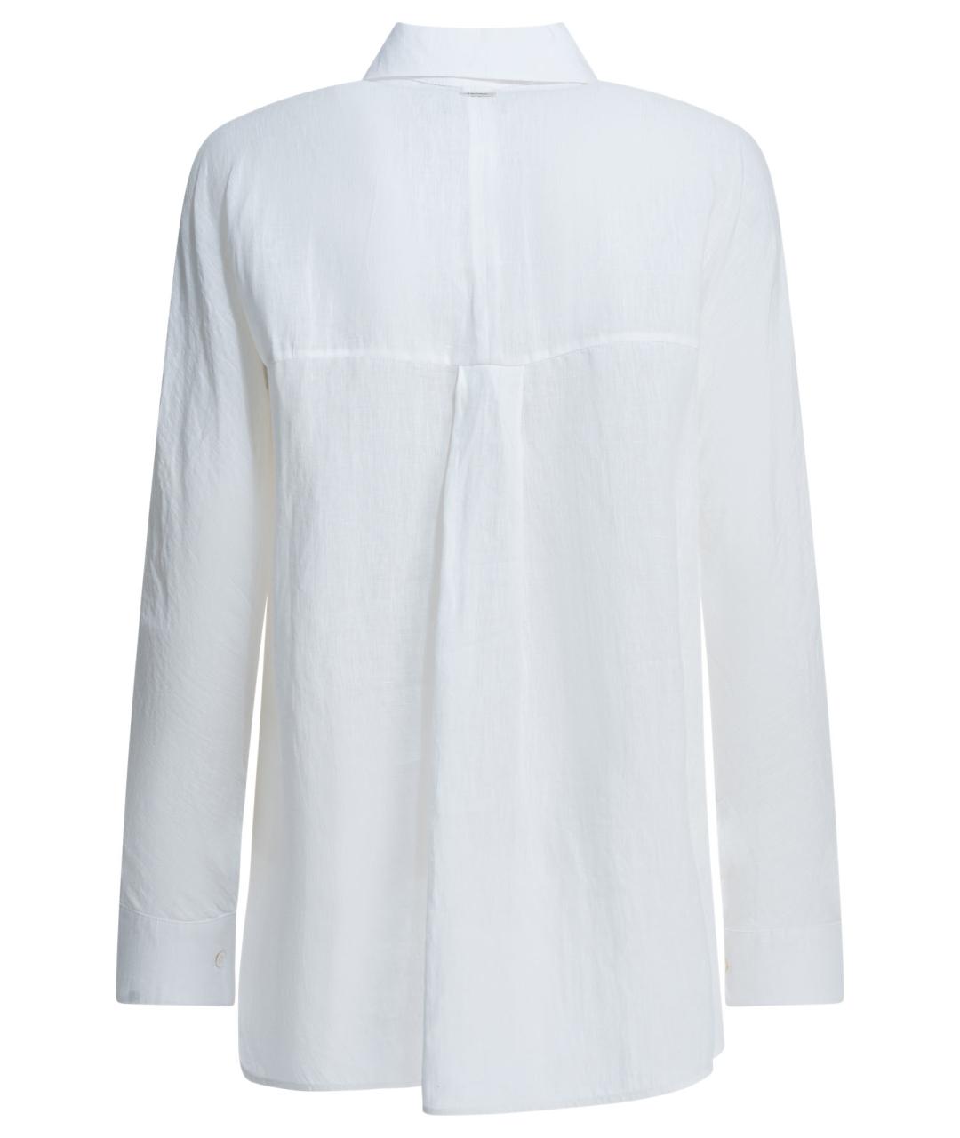 'S MAX MARA Белая льняная рубашка, фото 2