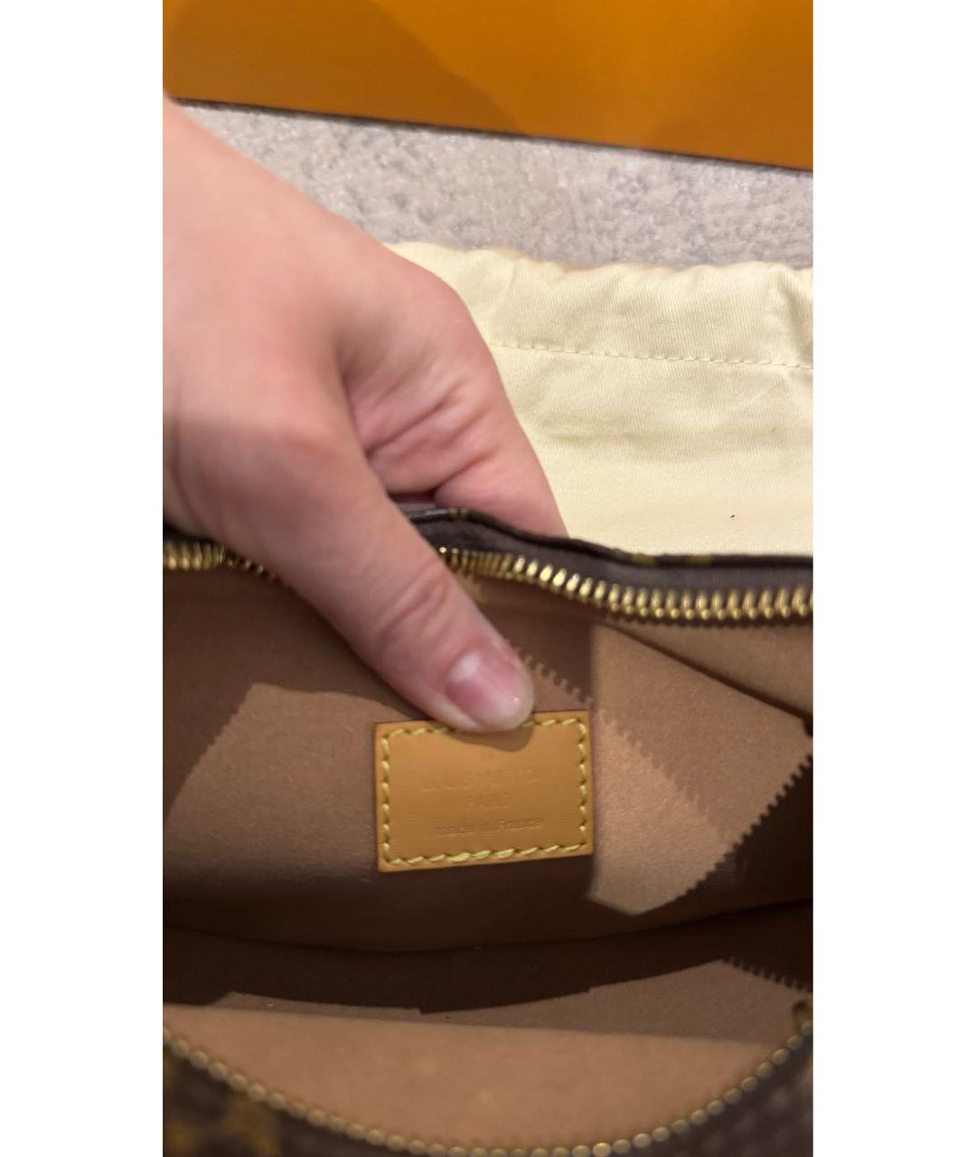 LOUIS VUITTON Коричневая сумка через плечо, фото 4