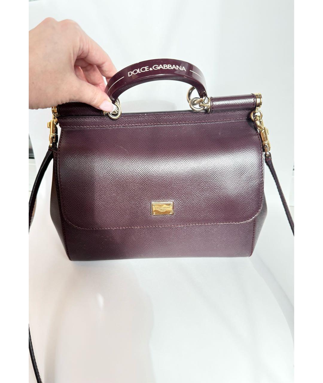 DOLCE&GABBANA Фиолетовая сумка через плечо, фото 2