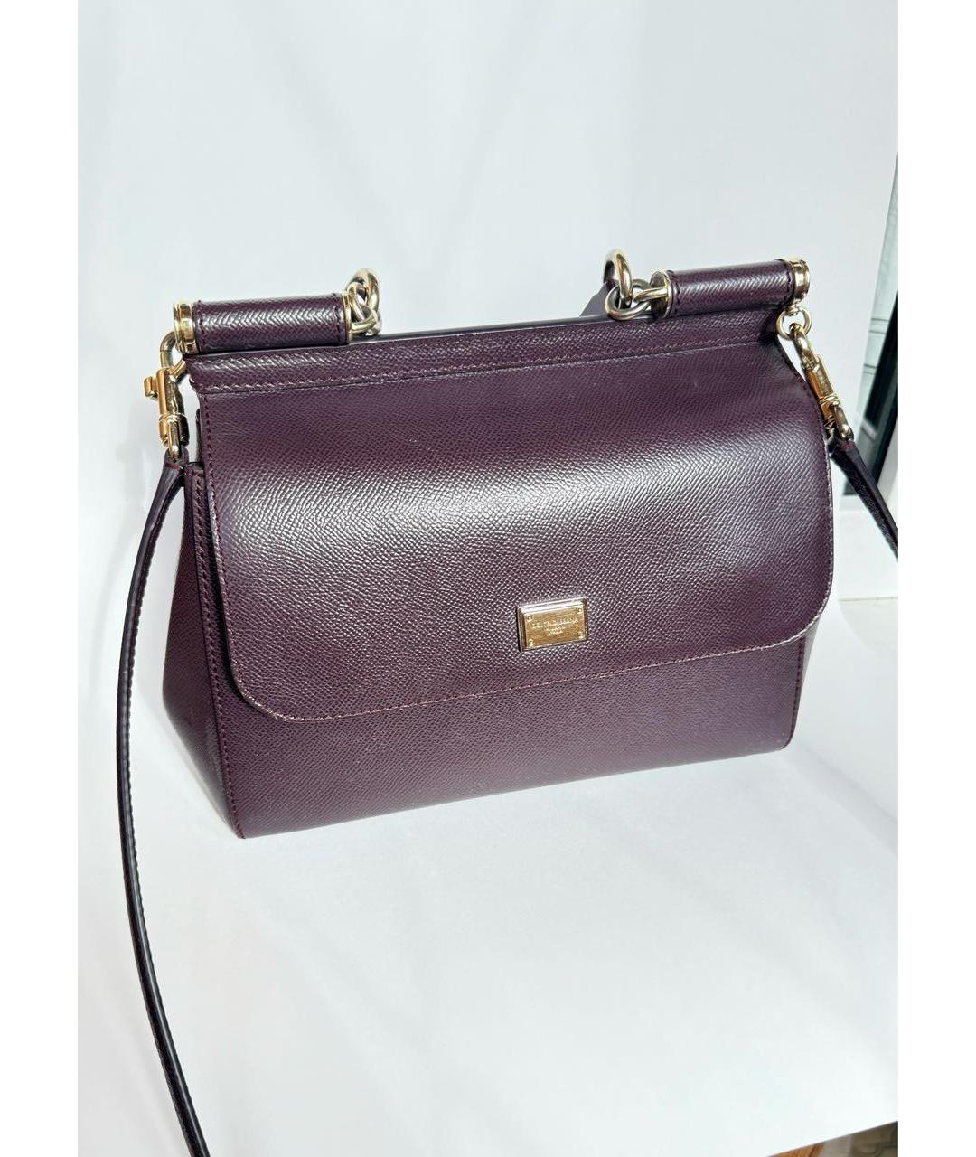 DOLCE&GABBANA Фиолетовая сумка через плечо, фото 6
