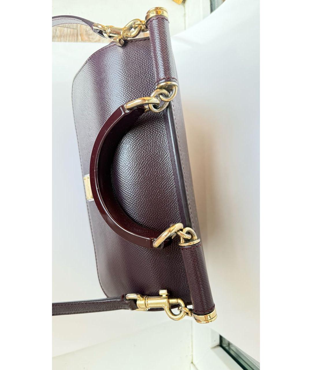 DOLCE&GABBANA Фиолетовая сумка через плечо, фото 3