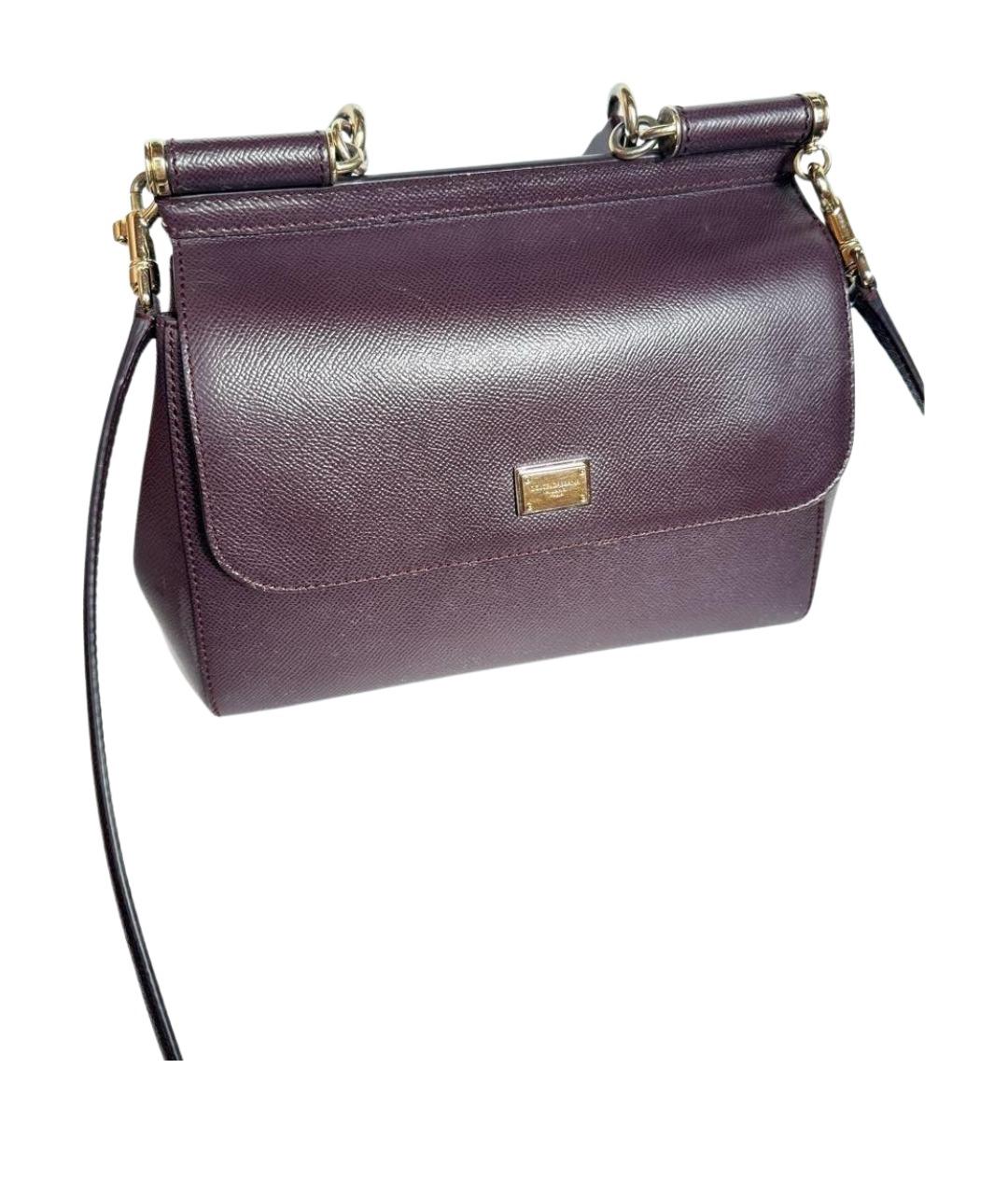 DOLCE&GABBANA Фиолетовая сумка через плечо, фото 1