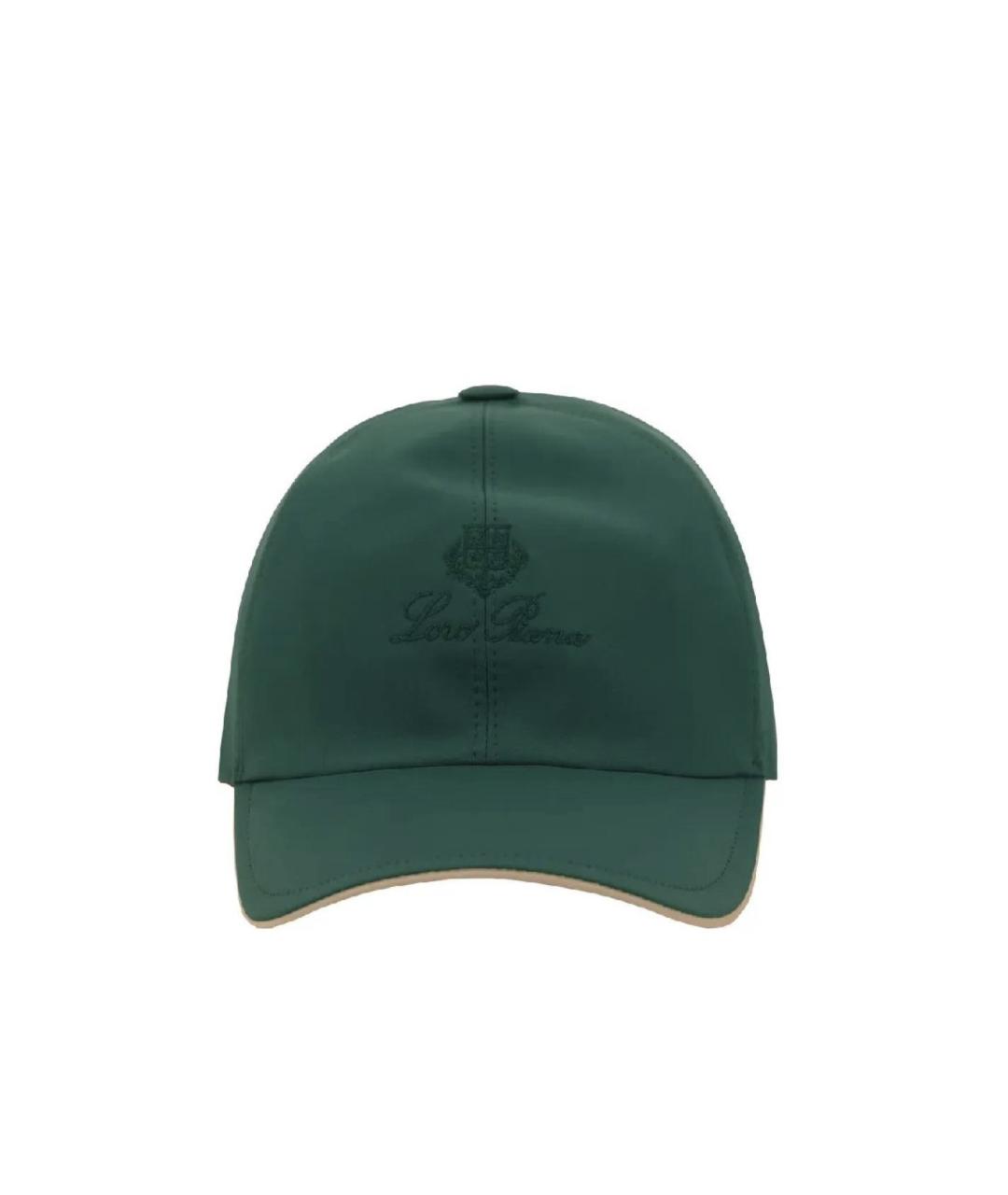 LORO PIANA Зеленая синтетическая кепка/бейсболка, фото 3