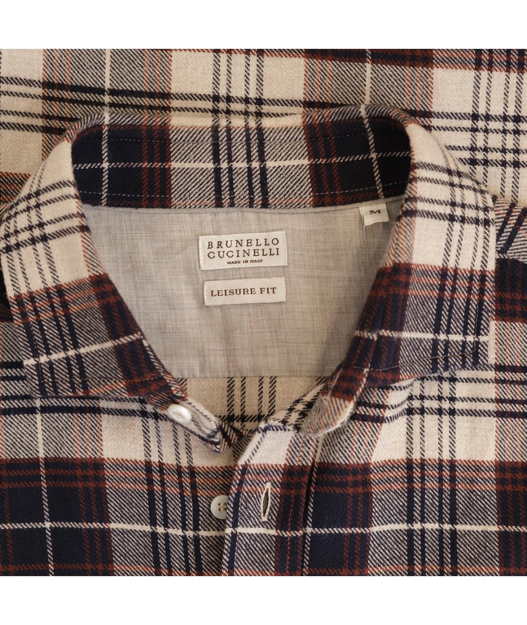 BRUNELLO CUCINELLI Мульти хлопковая кэжуал рубашка, фото 3