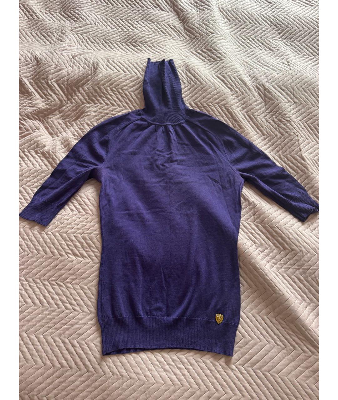 GUCCI Фиолетовая кашемировая водолазка, фото 8
