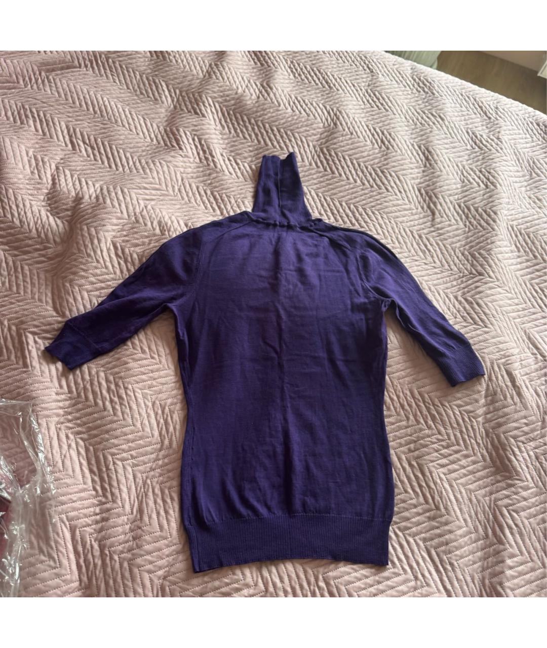 GUCCI Фиолетовая кашемировая водолазка, фото 2