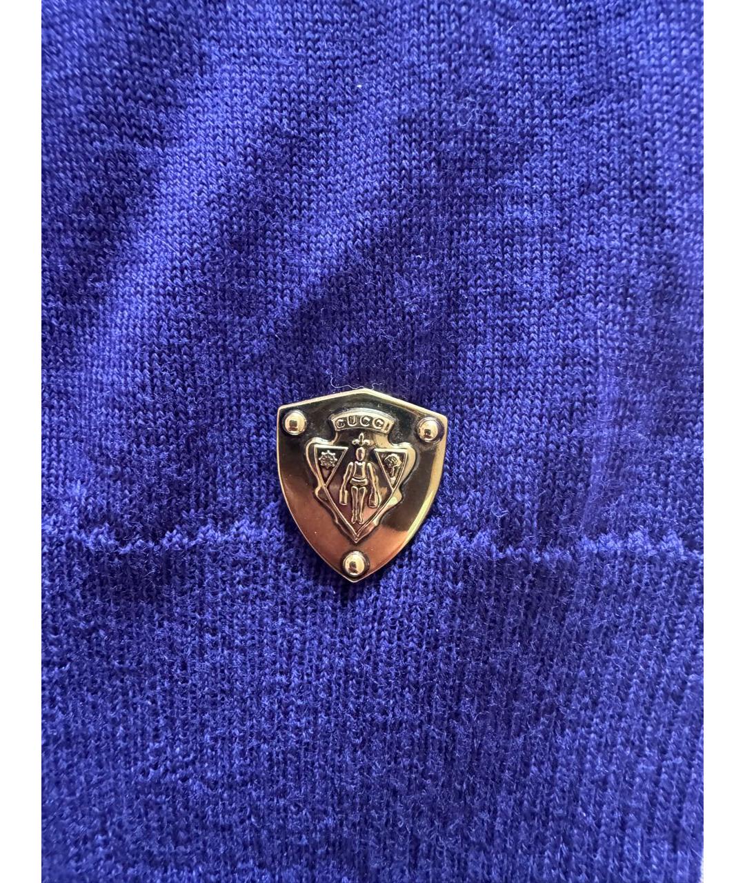 GUCCI Фиолетовая кашемировая водолазка, фото 6