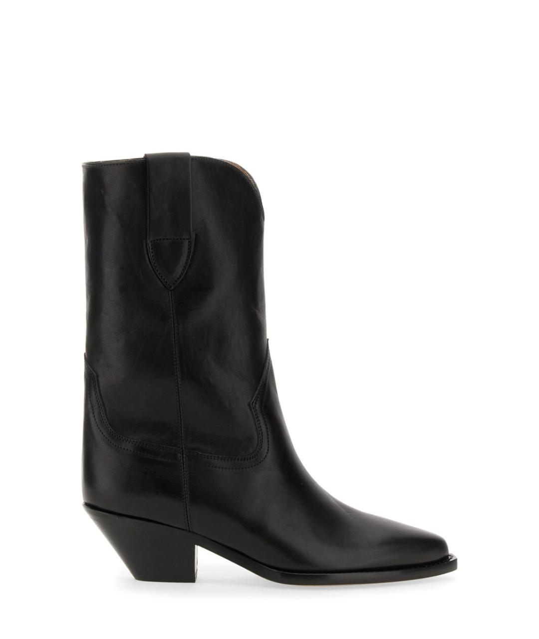 ISABEL MARANT Черные кожаные полусапоги, фото 1