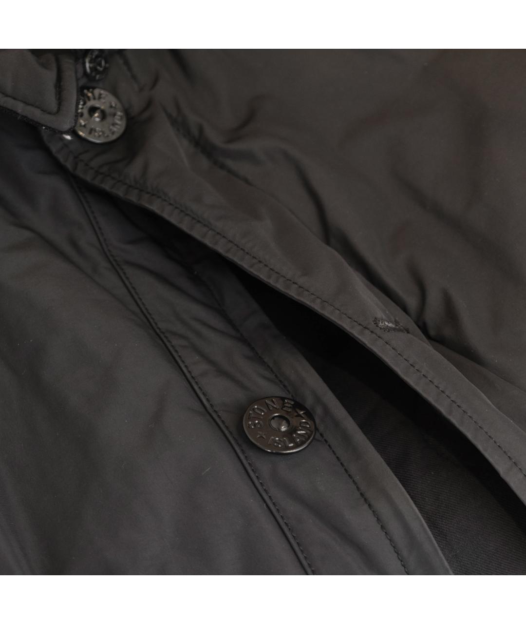 STONE ISLAND Черная полиэстеровая куртка, фото 4