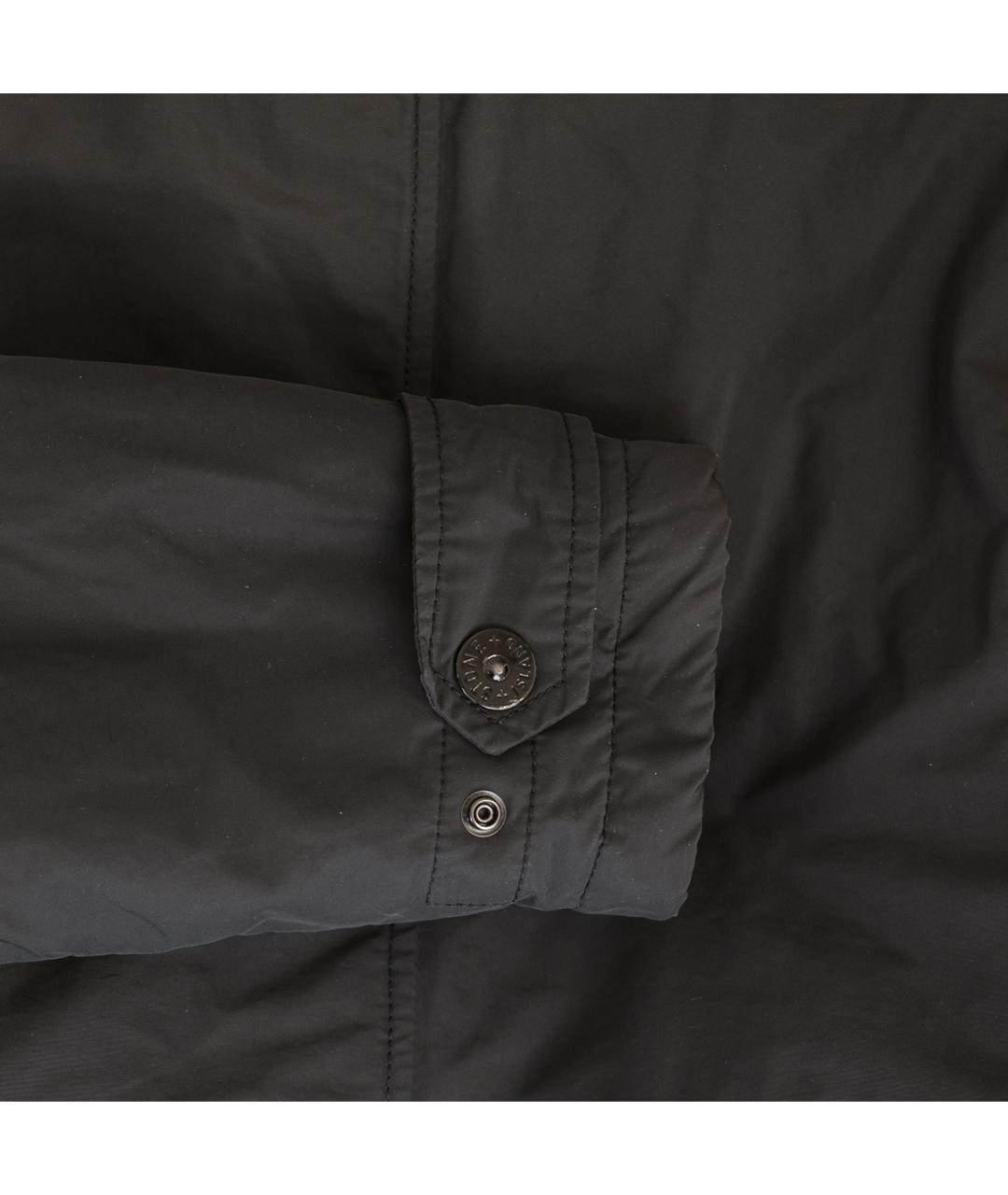 STONE ISLAND Черная полиэстеровая куртка, фото 5