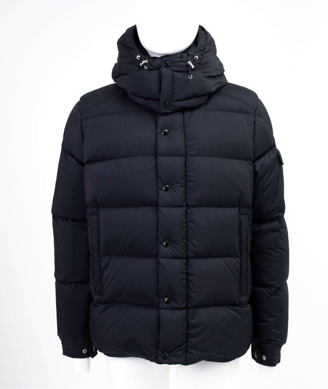 MONCLER Черный полиамидовый пуховик, фото 5