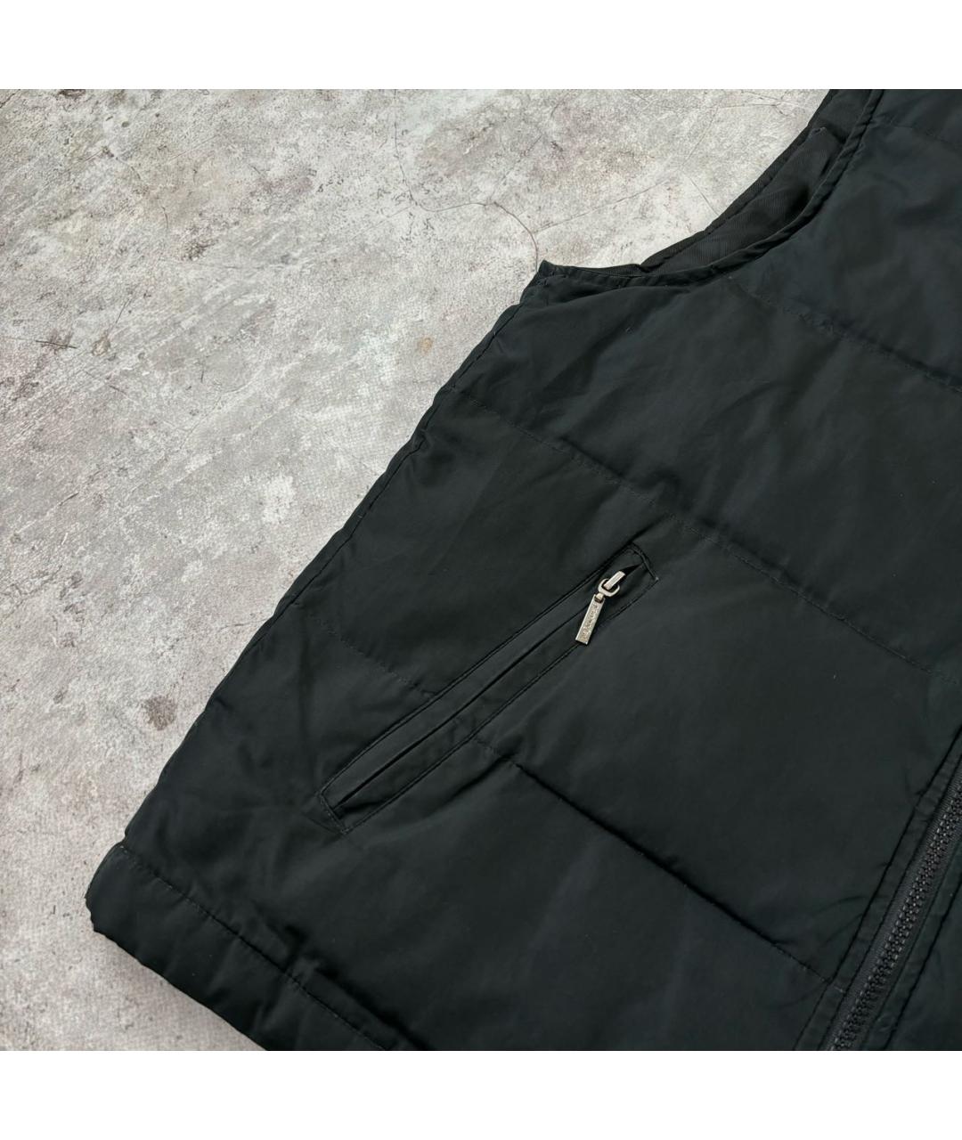 SAINT LAURENT Антрацитовый жилет, фото 5