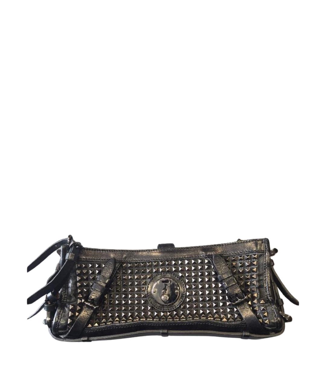 BURBERRY Черная кожаная сумка тоут, фото 1