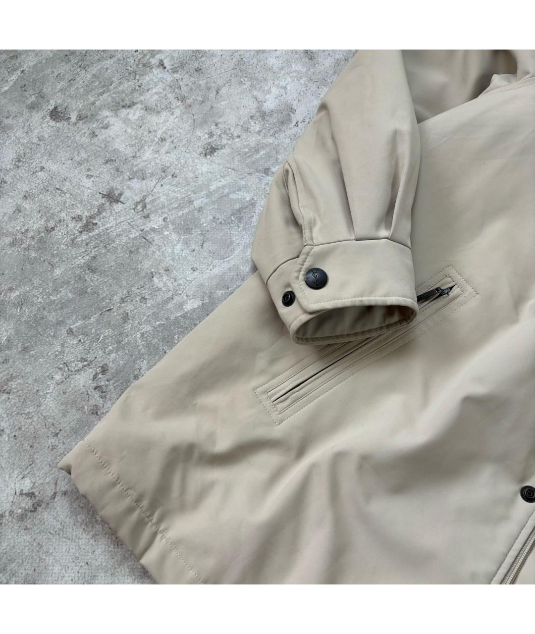 SAINT LAURENT Бежевая куртка, фото 5