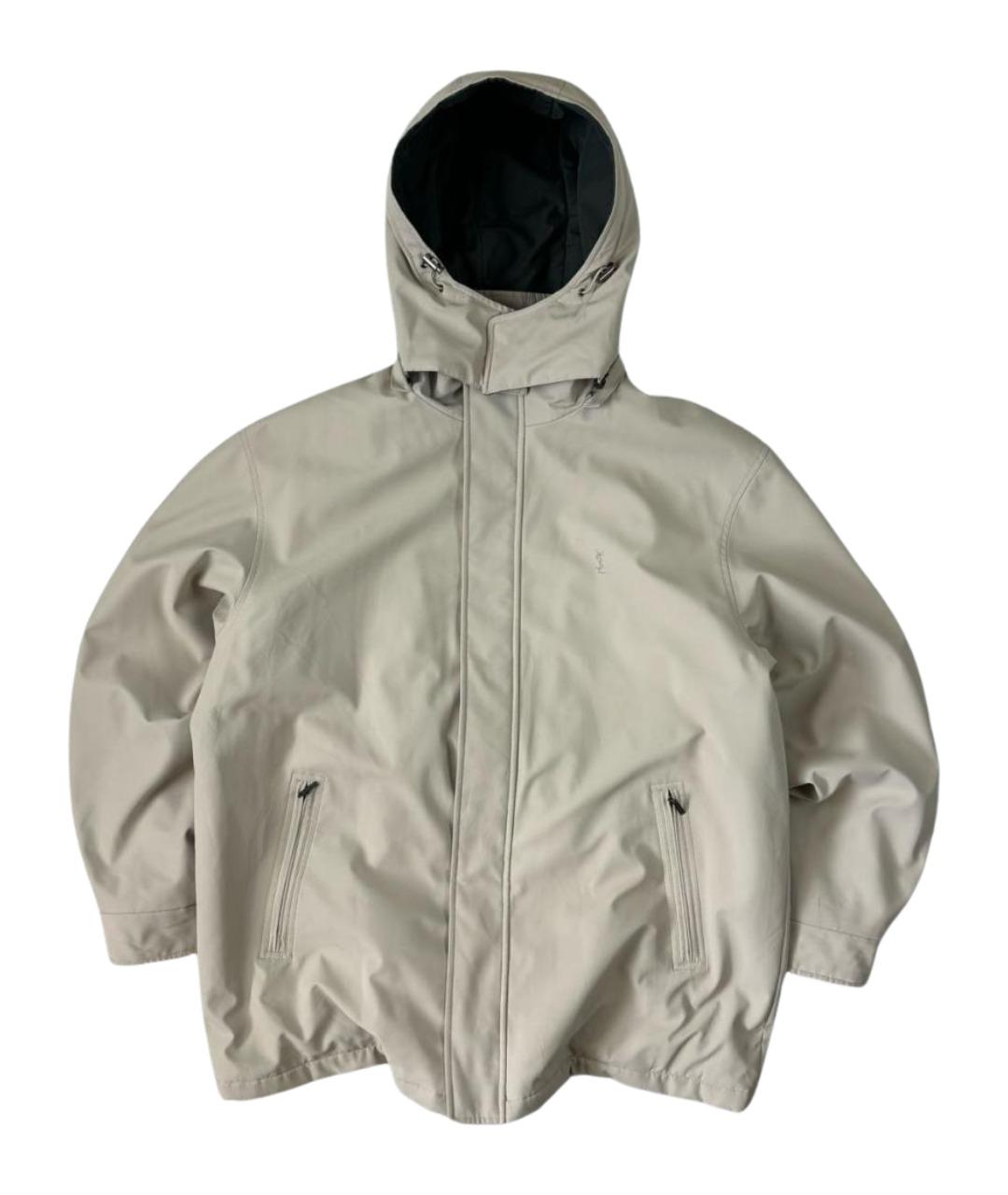 SAINT LAURENT Бежевая куртка, фото 1