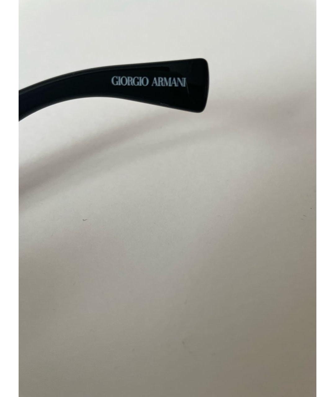 GIORGIO ARMANI Черные пластиковые солнцезащитные очки, фото 5
