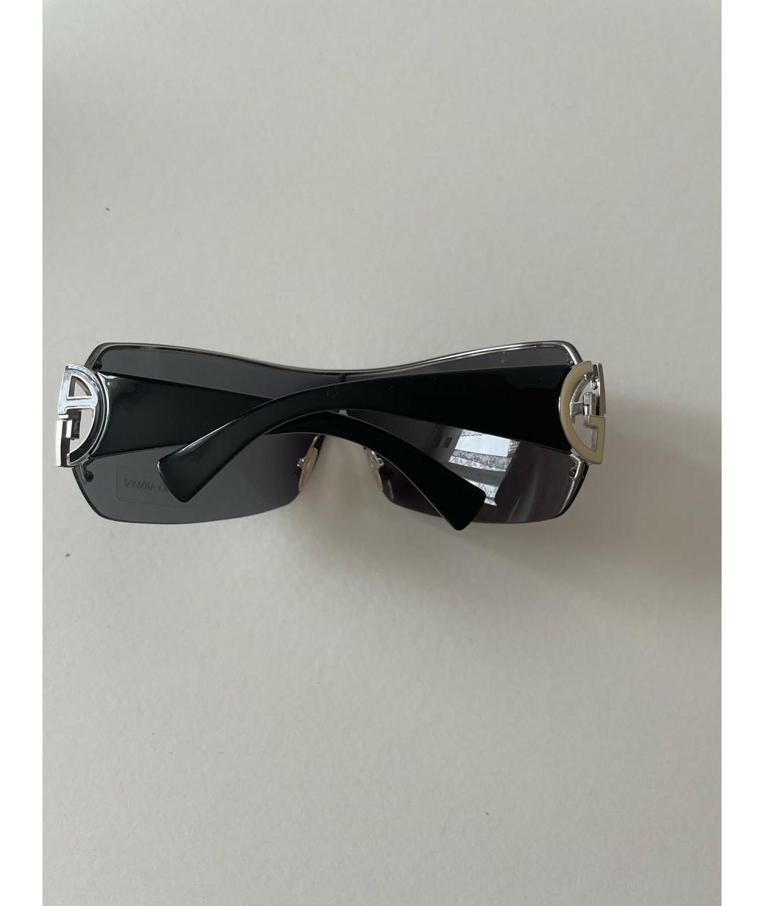 GIORGIO ARMANI Черные пластиковые солнцезащитные очки, фото 7
