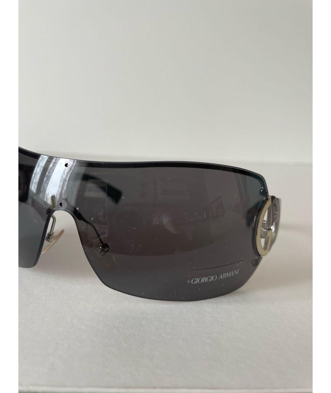 GIORGIO ARMANI Черные пластиковые солнцезащитные очки, фото 2