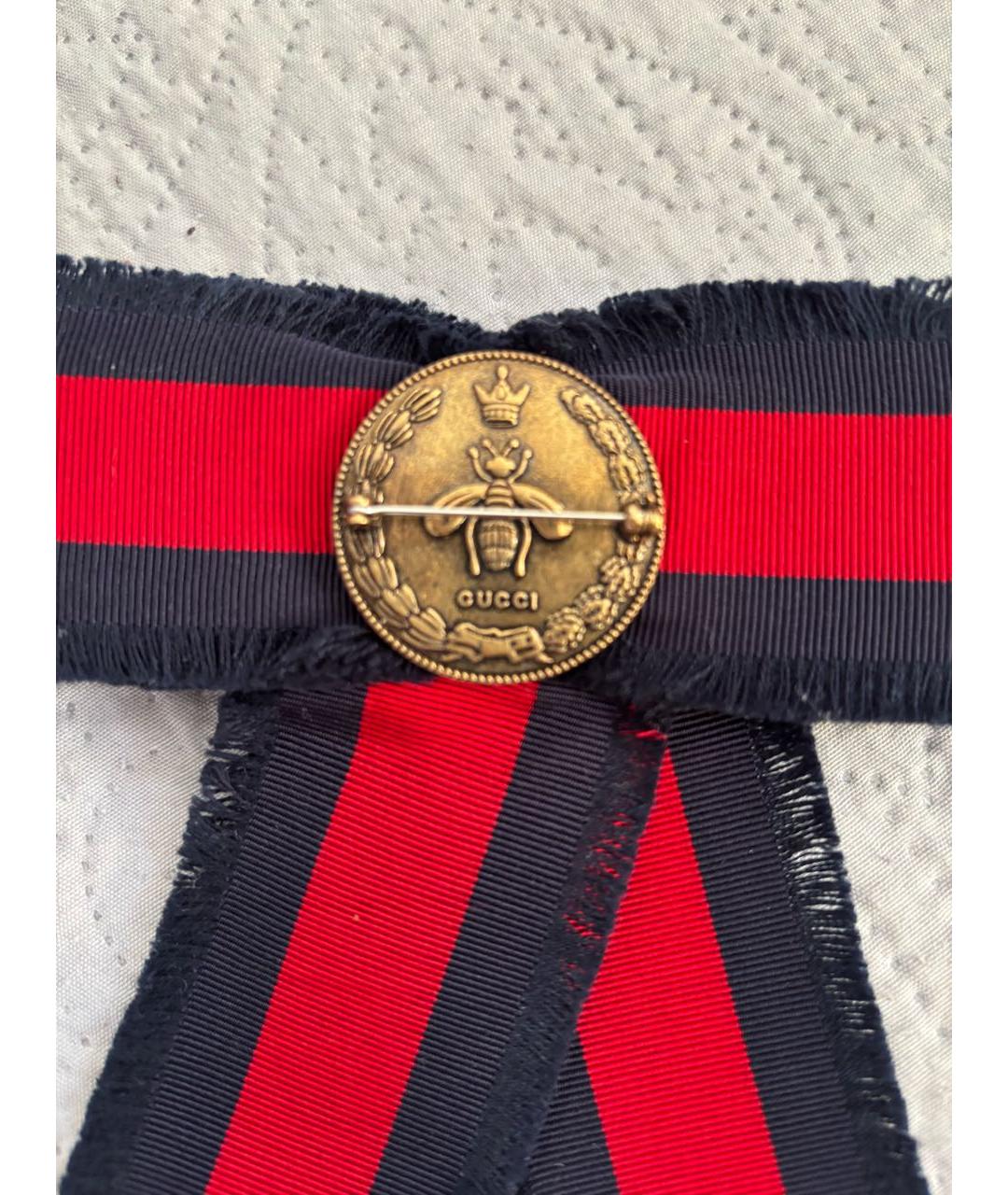 GUCCI Красная булавка / брошь, фото 3