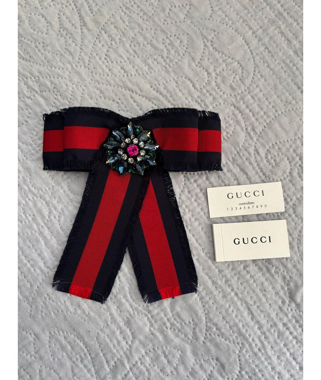 GUCCI Красная булавка / брошь, фото 4