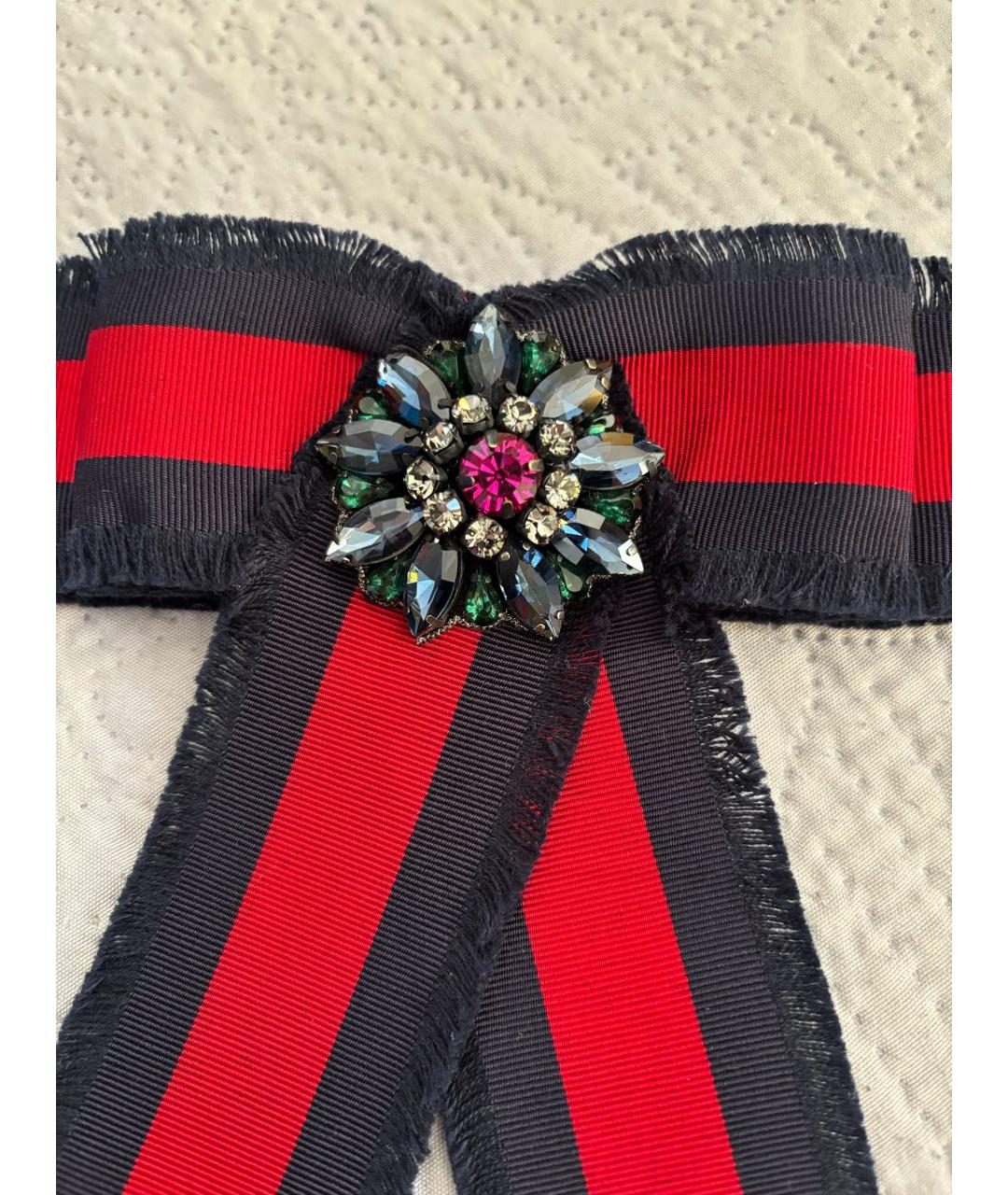 GUCCI Красная булавка / брошь, фото 2