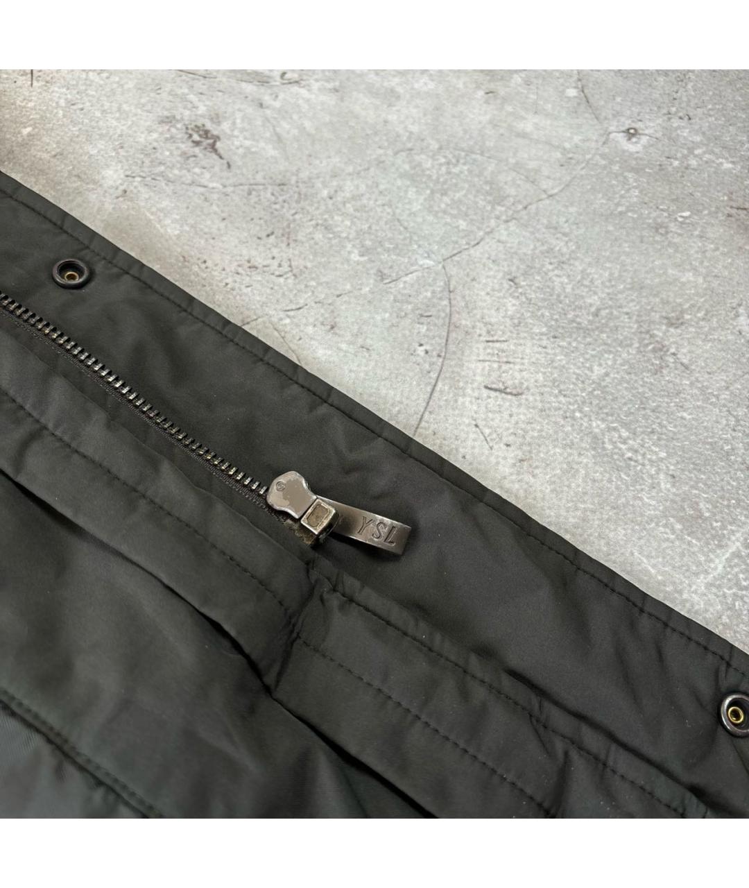 SAINT LAURENT Антрацитовая куртка, фото 6
