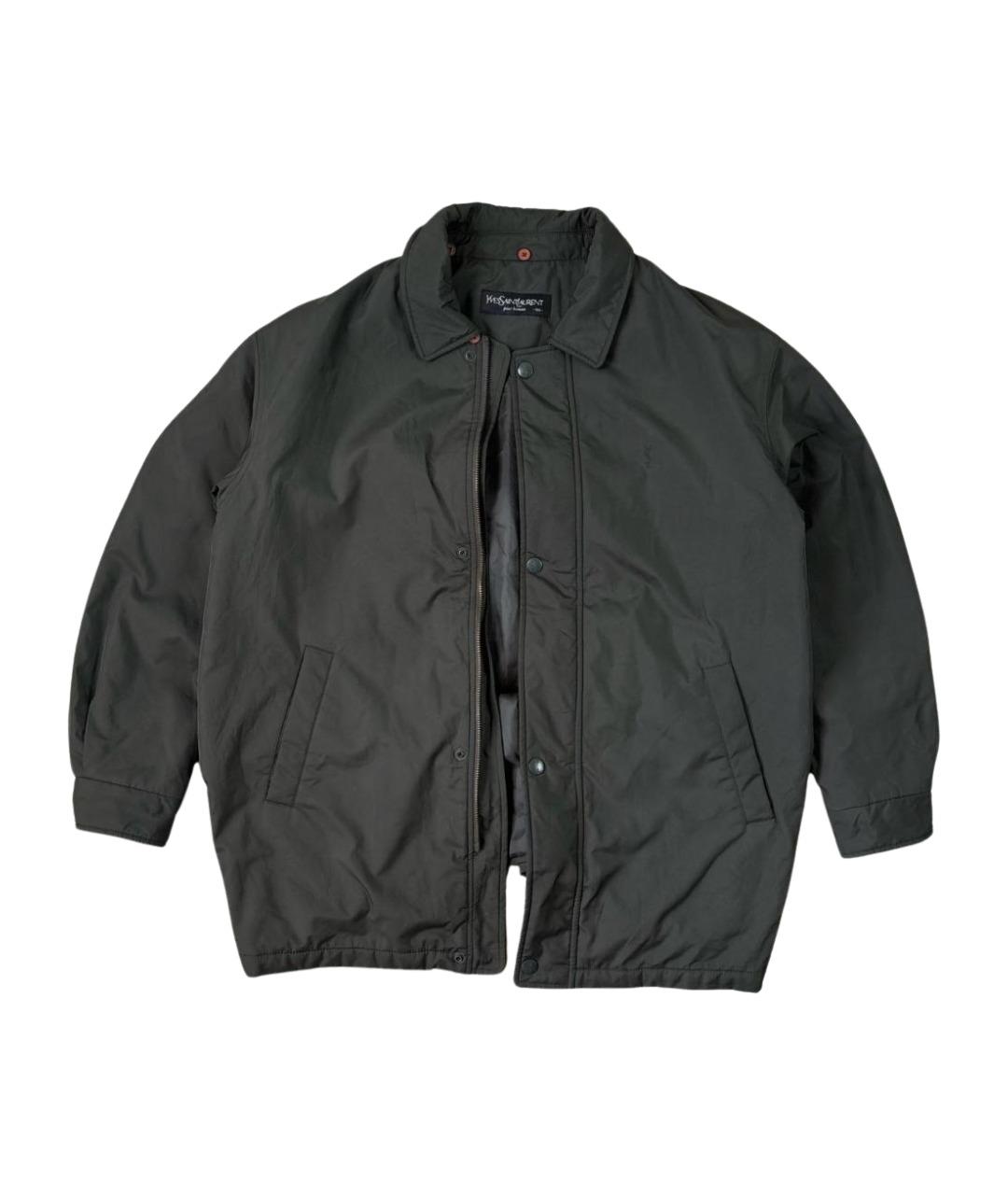 SAINT LAURENT Антрацитовая куртка, фото 1