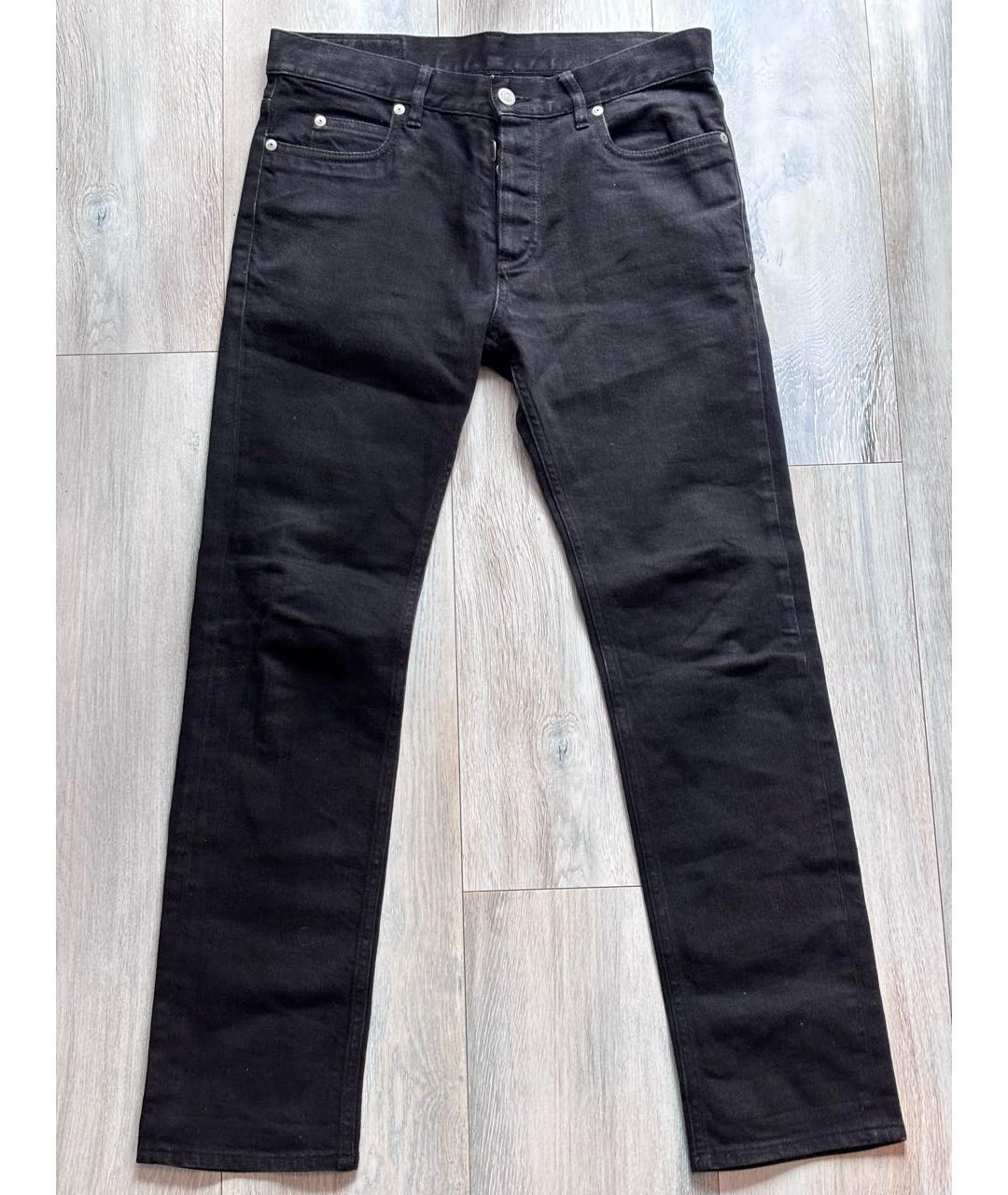 MAISON MARGIELA Черные хлопковые джинсы скинни, фото 7