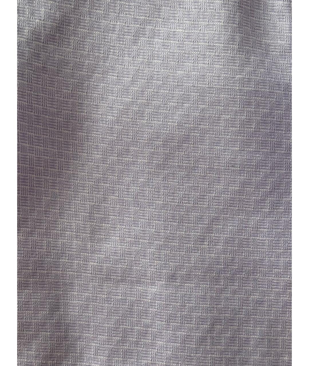 BRIONI Фиолетовое хлопковое поло с коротким рукавом, фото 4