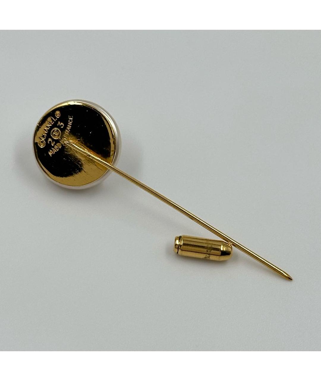 CHANEL Белая булавка / брошь, фото 5