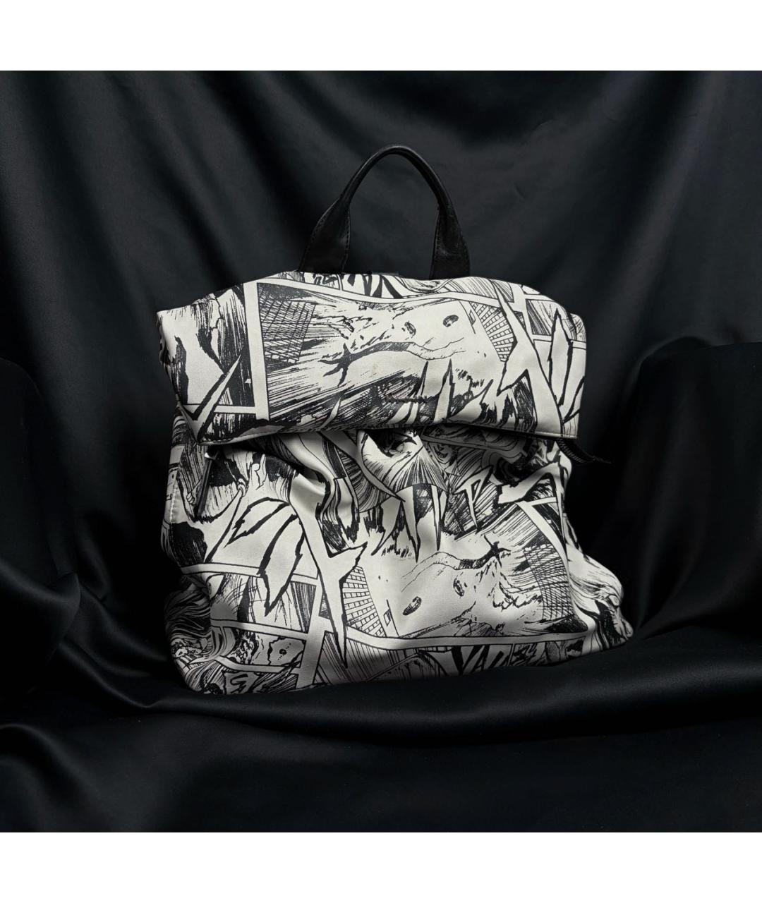 ALEXANDER MCQUEEN Белый рюкзак из искусственной кожи, фото 2