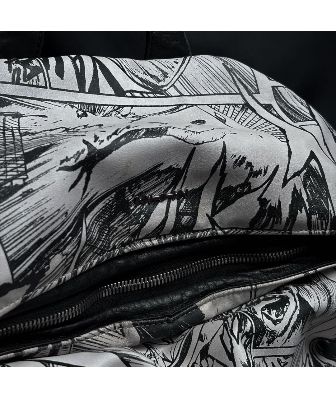 ALEXANDER MCQUEEN Белый рюкзак из искусственной кожи, фото 3