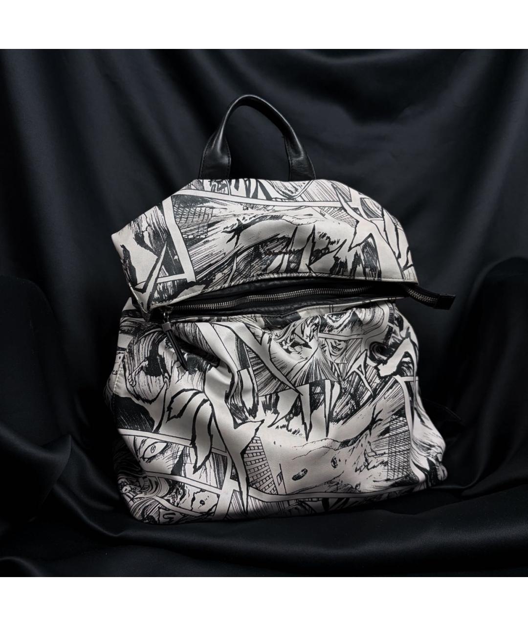 ALEXANDER MCQUEEN Белый рюкзак из искусственной кожи, фото 9