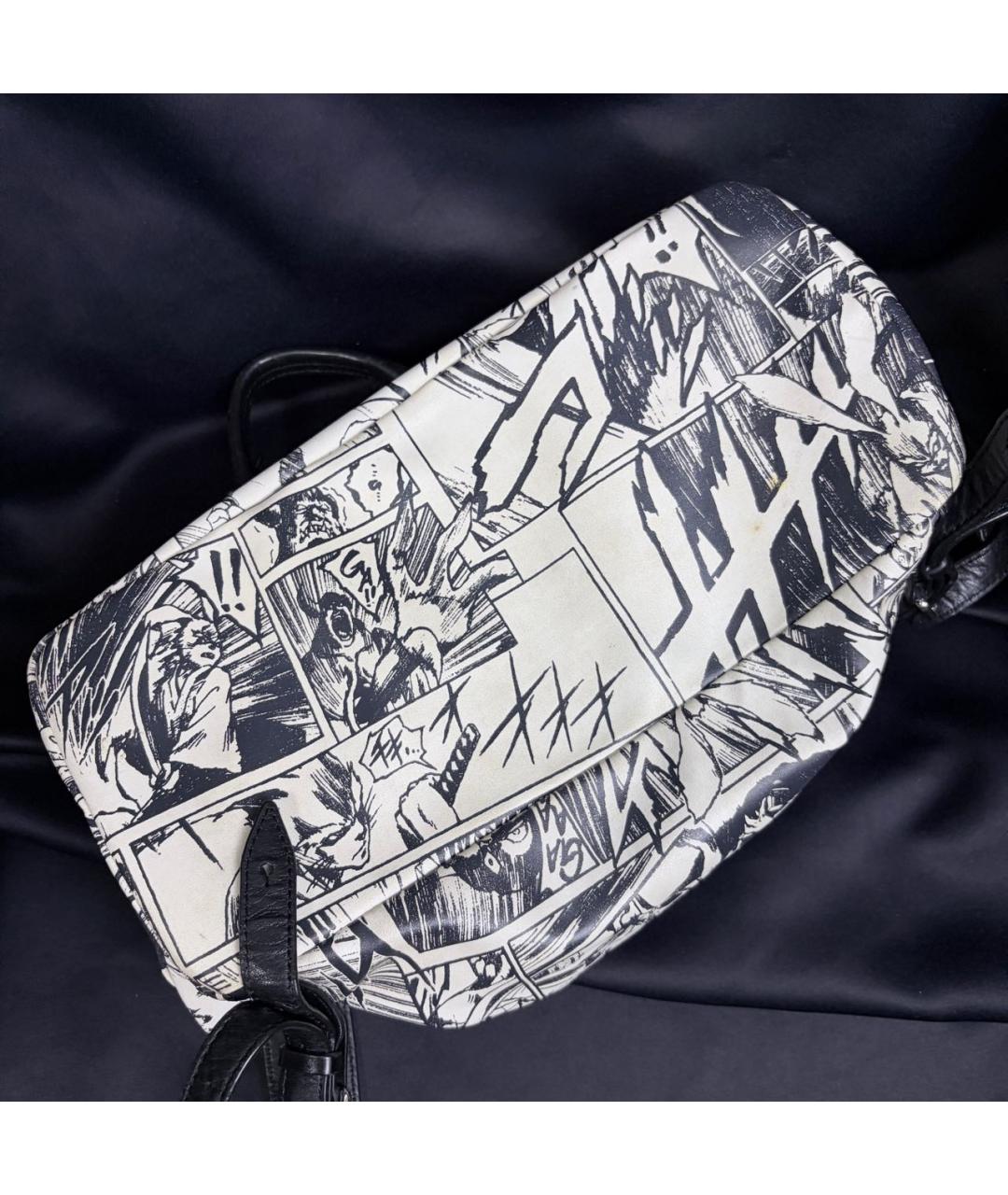 ALEXANDER MCQUEEN Белый рюкзак из искусственной кожи, фото 8