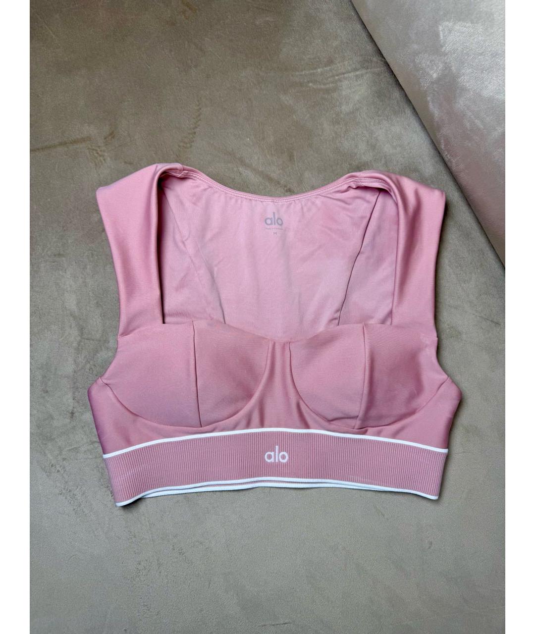 ALO YOGA Розовый полиэстеровый спортивные костюмы, фото 6