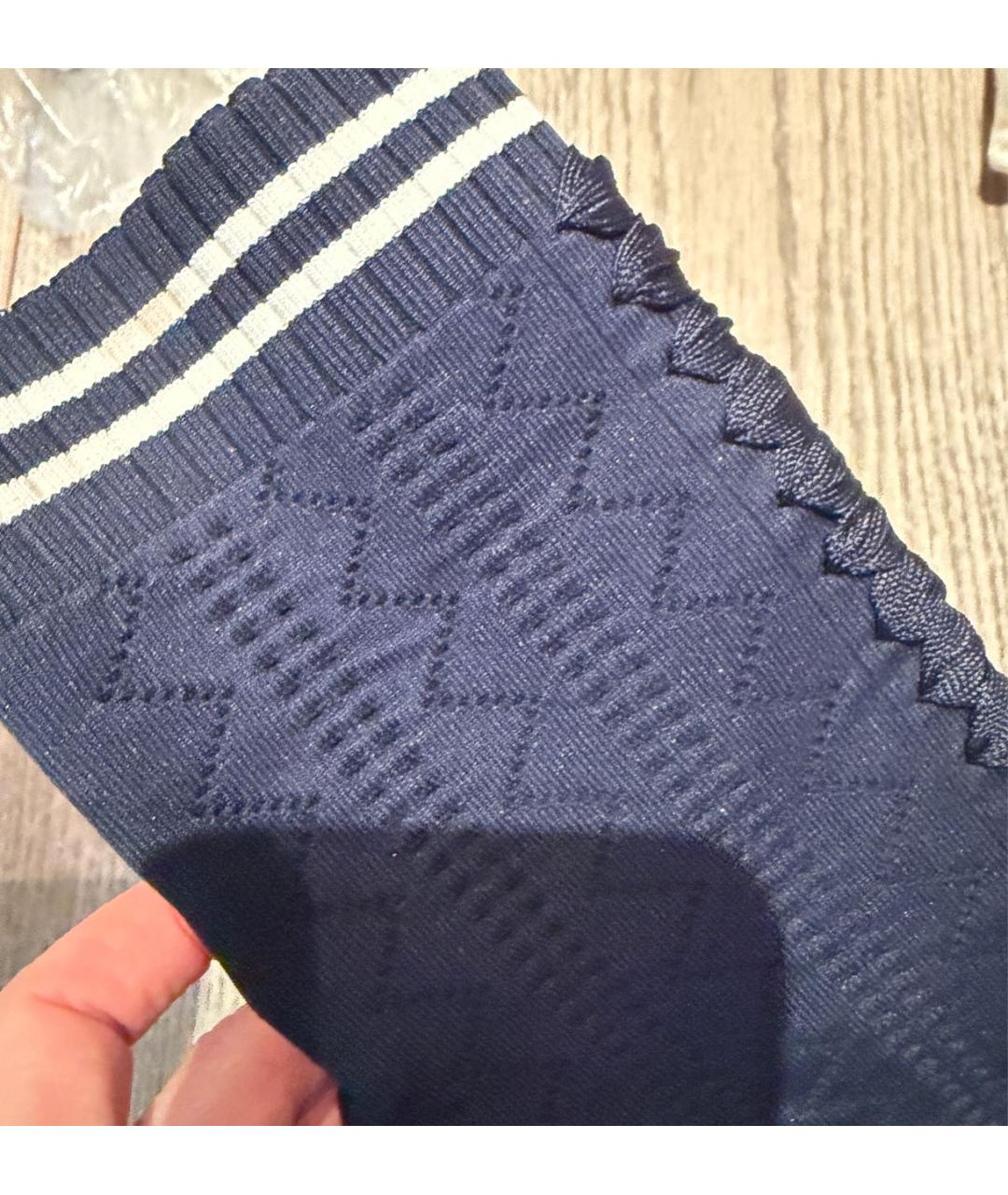 FENDI Синие текстильные ботильоны, фото 5