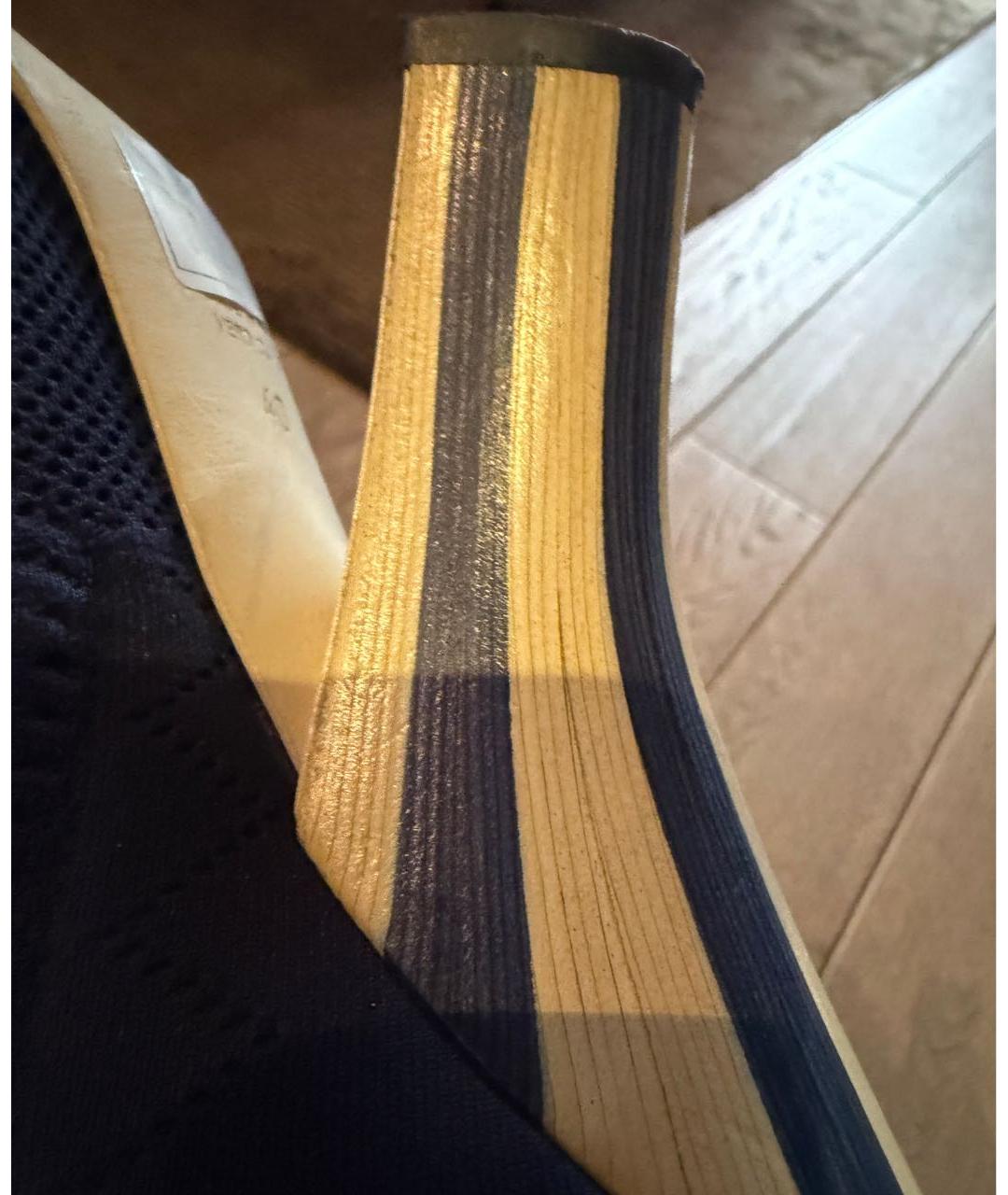 FENDI Синие текстильные ботильоны, фото 7