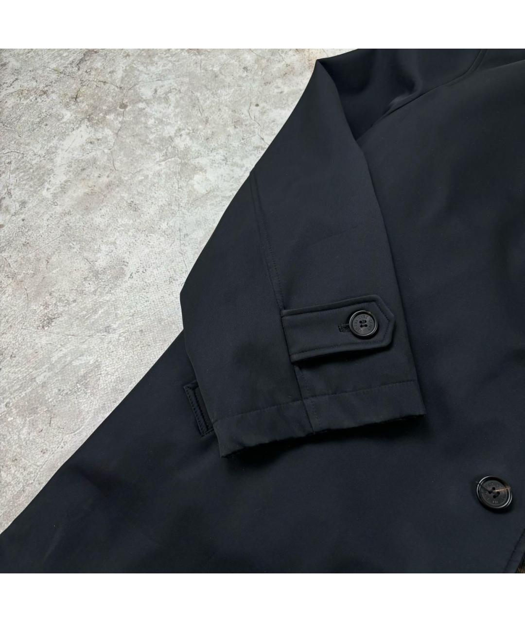 SAINT LAURENT Черное пальто, фото 5