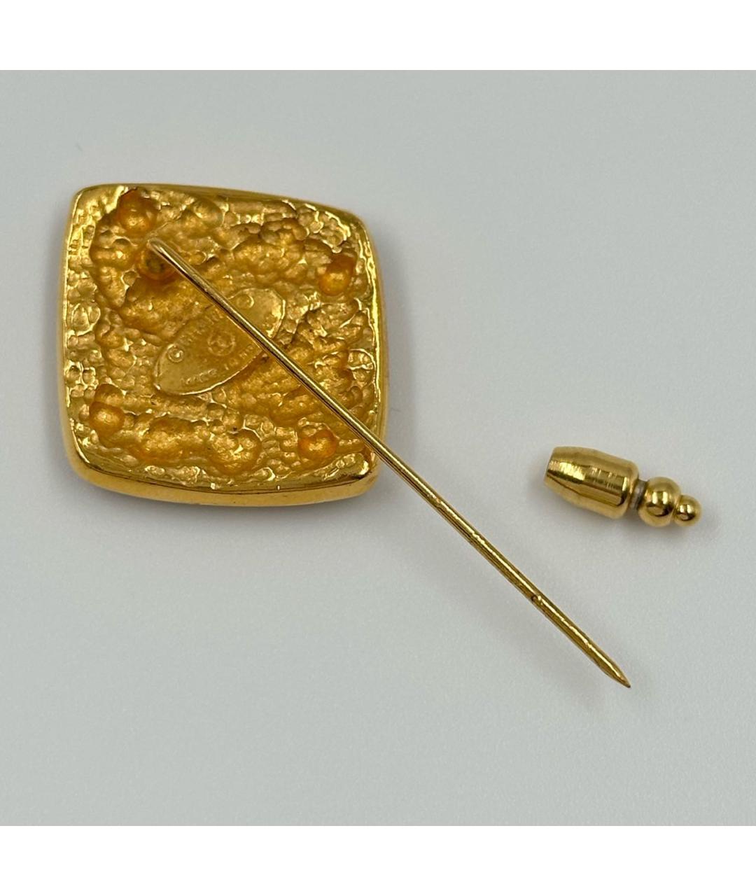 CHANEL Золотая позолоченная булавка / брошь, фото 4